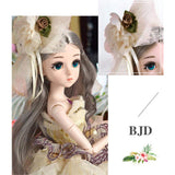 18-inch Fashion Simulation Doll, rotatable Smart Joint Princess Doll Set, Princess Dress up Royal Collection Set, The Best Gift for accompanying Girls