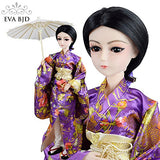 Japanese Girl Ms Cherry Sakura 1/3 BJD SD Doll 60cm 24 inch Kimono Jointed Dolls + Full Accessory