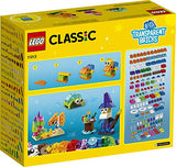 LEGO Classic Creative Transparent Bricks 11013 Building Kit with Transparent Bricks; Inspires Imaginative Play, New 2021 (500 Pieces)