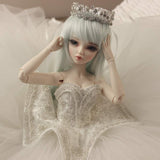Y&D 1/4 BJD SD Dolls Full Set 40cm 15.7" Jointed Dolls DIY Toy Action Figure with Dress Wig Shoes and Accessories