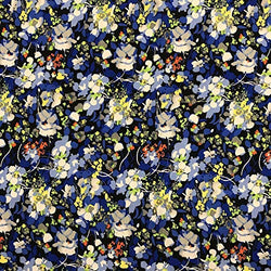 Printed Rayon Challis Fabric 100% Rayon 53/54" Wide Sold by The Yard (1000-4)