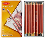 Derwent Colored Drawing Pencils, 5mm Core, Metal Tin, 12 Count (0700671)