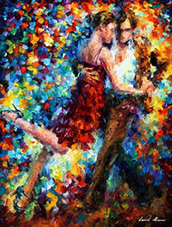 Famous Dance Paintings Dancing Couple Wall Art - Tango Of Triumph