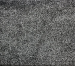 Faux Fur Fabric Long Pile Weasel GRAY / 60" Wide / Sold by the yard