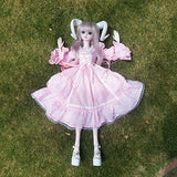EVA BJD 1/3 BJD Doll 60cm 24" Ball Jointed Dolls Aries SD Action Full Set Figure Bjd + Makeup + Skirt + Wig + Shoes + Accessories
