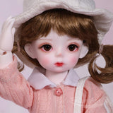 BJD Doll 1/6 SD Dolls 26Cm 10 Inch Ball Jointed Doll DIY Toys Full Set,Pink Dress,with Clothes Shoes Wig Hair Makeup