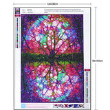 5D Diamond Painting Kits for Adults, 16 x 12in Diamond Art Painting Colorful Landscape Tree for Beginners, Diamond Art Kits Fit Home Wall Decor, DIY Crafts