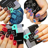 VAGA 26 Nail Stamping Plates Acrylic Nail Kit As 160 Nail Stamp Designs to Match Your Gel Nail Polish & Stamping Polish Colors, Complete Your Manicure Set, Nail Art Kit Or Stamping Nail Art Supplies