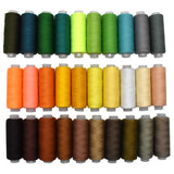 Sewing Thread 60 Colors Sewing Industrial Machine and Hand Stitching Cotton Sewing Thread (60 Color)