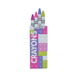 Fun Express - Girl Color Brick Crayons for Birthday - Basic Supplies - Drawing - Crayons - Birthday - 24 Pieces