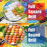 5D Diamond Painting Kits Large, Abstract Lines DIY Full Drill Diamond Embroidery Art Rhinestone Cross Stitch for Home Wall Decor Craft 70x140cm Round Drill