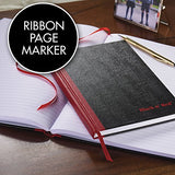 Black n' Red Casebound Hardcover Notebook, Large, Black, 96 Ruled Sheets, Pack of 1 (D66174)