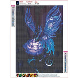 DIY Dragon Diamond Painting by Number Kits, Dragon Full Drill Diamond Painting Art for Beginner Crystal Rhinestone Embroidery Pictures Arts Craft for Home Wall Decor Gift(12X16inch）