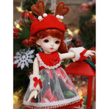 Y&D BJD Doll 1/6 Scale 25cm 9.8 inch SD BJD Doll with Anime Cosplay Clothes,100% Handmade Christmas Surprise Gift