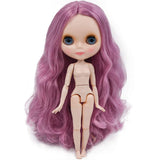 ZIXIZ 12 Inch Customized Dolls with 19 Joint Body, 1/6 BJD Doll is Similar to Neo Blythe with Five Hands as Gift, 4-Color Changing Eyes Shiny Face Doll Nude, Doll Sold Exclude Clothes