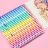12 Pastel Color Pencil Set, Neon Colored Pencils for Adults, Kids, Artists, Pastel Pencils for Drawing, Sketching and Coloring Books（Macaron Colors） (pink)