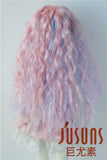 JD402 7-8inch 18-20CM Highligh Fairly Sobazu BJD wigs 1/4 MSD synthetic mohair Doll hair (Highlight color)
