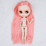 Neo Blyth Doll NBL Customized Shiny Face,1/6 BJD Ball Jointed Doll Ob24 Doll Blyth for Girl, Toys for Children NBL21 B8-Outfit