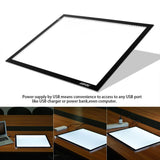 AGPtEK A3 light box, Light Pad Artcraft Tracing Light Board Ultra-thin USB Powered Dimmable LED Brightness for Diamond Painting Tatoo Pad Animation Sketching Designing Stencilling X-ray Viewing