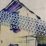 Aluminum Curb Chain Link in Bulk for Necklace Jewelry Accessories DIY Making 11 Yards 4.5mm Width