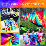 ARTOYS Tie Dye Kits,All-in-1 DIY Dye Kit,5 Colors One Step Tie Fabric Dyes Kit Set for Adults, Kids,Fashion and Non-Toxic DIY Tie Dye Supplies for Family Friends Groups Party Supplies(Large)