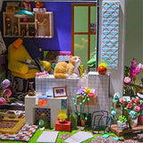 Hands Craft DIY Miniature Dollhouse Kit | 3D Model Craft Kit | Pre Cut Pieces | LED Lights | 1:24 Scale | Adult Teen | Lily's Porch, 165 pcs.