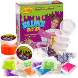 Chefslime Slime Making Science Supplies Kit DIY, 26 Pieces, Create Your Own Fluffy & Stretchy Slime