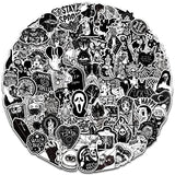 100PCS Cool Gothic Stickers Pack for Teens, Vinyl Punk Gothic Stickers for Water Bottle, Computer, Skateboard, Tablet, Luggage, Phone, Notebook, Trendy Aesthetic Decal for Laptop