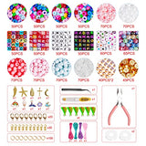 Beads Bracelet Making Kit, Pony Beads, Letter Beads, Kandi Beads for Jewelry Making, Beads for Bracelet Making Kit Gifts for Girls, Friendship Bracelet Kit, Arts and Crafts for Kids Adults