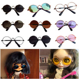 Doll Cool Glasses Pet Sunglasses for BJD Blyth American Grils Toy Photo Props 5