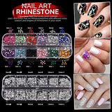 Nail Art Brushes, Nail Dotting Tools, Nail Dust Brush, Teenitor Nail Art Kit for beginners, 3D Butterfly Nail Art Stickers, Nail Art Rhinestones, Nail Art Foil, Nail Art Striping Tapes, Nail Design Kit