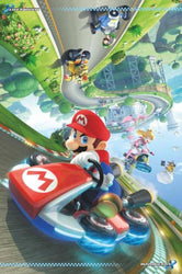 Pyramid America Mario Kart 8 Video Game Gaming Cool Wall Decor Art Print Poster 24x36