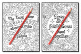 Psalms Coloring Book: An Adult Coloring Book with Inspirational Bible Quotes, Christian Religious Lessons, and Relaxing Flower Patterns