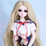 BJD Doll, 1/6 SD Dolls SD Doll DIY Toys with Clothes Outfit Shoes Wig Hair Makeup, Best Gift for Girls - salgoo