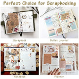 180Pcs Vintage Stickers for Scrapbooking, Mini Size Stickers for Journaling Supplies in Newspapers, Stamps and Forest Animals Design, Mini Size Retro Planner Stickers for Travel Case, Laptop, Planners, Calendars, Scrapbook, Suitcase, Notebooks