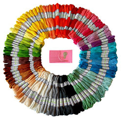 Premium Rainbow Color Embroidery Floss - Cross Stitch Threads - Friendship Bracelets Floss - Crafts