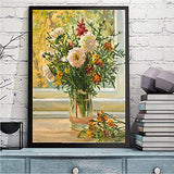 AKLYDP Diamond Art,Diamond Painting Kits for Adults,Flowers Diamond Paintings Starter Kit for Beginners,Perfect for Relaxation and Home Wall Decor(12x16in/30x40cm)