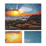 4 Pack 5D Full Drill Diamond Painting Kit, Landscape Rhinestone Embroidery Paintings Pictures Arts Craft for Home Wall Decor, 12 X 16 Inch (Landscape 2)