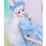 MLyzhe Pretty Princess BJD Doll Exquisite Fashion Female Doll Birthday Present Doll Child Playmate Girl Toy Fullset,F