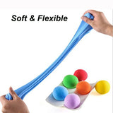 SWZY Air Dry Clay, 12 Colors Fluffy Floam Slime Stress Relief No Borax Kids Toy Ultra Light Modeling Dough Magic Clay (E)
