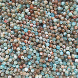 INSPIRELLE 6mm Acrylic Beads 600pcs Marble Patterns Round Loose Beads for Jewelry Bracelets Necklace Making