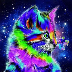 Cskunxia 5D DIY Diamond Painting Kit Full Drill Crystal Embroidery Painting Cross Stitch Arts Crafts for Home Wall Decor, 11.8 x 11.8 inches Without Frame
