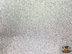 Glitter Stardust SILVER Upholstery Vinyl Fabric / 54" Wide / Sold by the yard