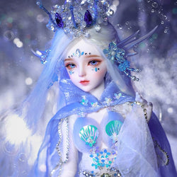 Fantasy Angel 1/4 Siren Mermaid Doll 52cm Fish Body BJD Resin Toys FullSet DD MDD Msd Ball Jointed Doll Anime Ball Jointed Doll