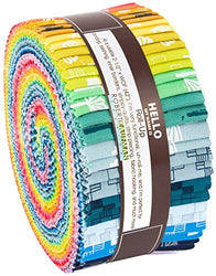 Blueberry Park Bright by Karen Lewis Roll Up 2.5" Fabric Strips Jelly Roll for Robert Kaufman