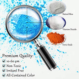 Epoxy Resin Color Pigment - 50 Color Mica Powder Epoxy Resin Dye, Cosmetic Grade Soap Colorant for Soap Making Supplies, Natural Slime Coloring Soap Dye for Paint,Nail Art,Bath Bomb (0.18oz Each Bag)