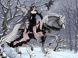 Full Drill Diamond Embroidery Fairy Girl Butterfly Angel Winter Snow Forest Tree 5D DIY Diamond Painting Cross Stitch