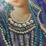 Virgin Mary, Diamond Painting Kits for Adults, DIY Full Drill 5D Diamond Paint by Number Kits, Cross Stitch Crystal Rhinestone Embroidery Arts Craft Home Decor Gift
