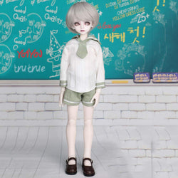 MLyzhe Boy Short BJD Doll Hair Wigs with Bangs Fashion Stylish Hair 12 Joints Doll Clothes Sets for Girls Boy Gift,D