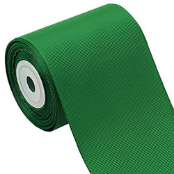 Laribbons 3 Inch Wide Solid Color Grosgrain Ribbon - 10 Yard/Spool (Green)
